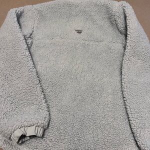 Cozy Gray Sherpa Jacket